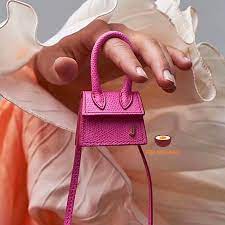 Real Miniature Jacquemus Bag Barbie Pink Texture Jacquemus Bag Bags Barbie Pink