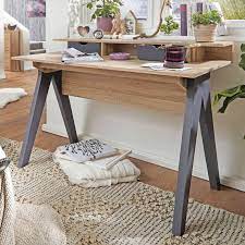 Dabei werden wir die akzente auf die kleiner schreibtisch eiche in braun und weiß setzen. Schreibtisch Samo Sonoma Eiche Aus Eiche 120cm Breit Angebot 22 Reduziert Schreibtische