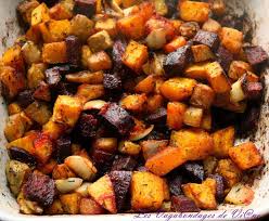 Les Vagabondages De Vi Ne Betteraves Et Butternut Au Four Betterave Betterave Recette Butternut