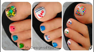 Soft pink tones like the one used are perfect for the spring and summer. 3 Easy Summer Toenail Designs Youtube