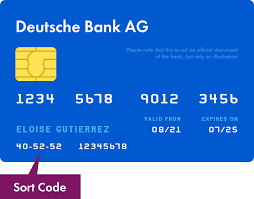 Sort code bank name address city; Sort Code 405243 Of Deutsche Bank Ag In London