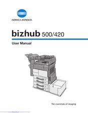The download center of konica minolta! Konica Minolta Bizhub 420 Manuals Manualslib