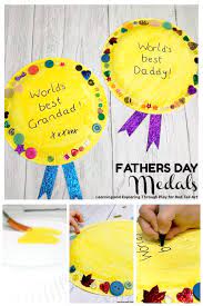 But beyond handprint crafts we have lots of fathers day crafts for kids here and we're sure you'll love these ideas!. Paper Plate Medal For Father S Day Red Ted Art Make Crafting With Kids Easy Fun