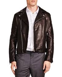 The Kooples Minimalist Leather Moto Jacket By The Kooples Leather Jacket Men Mens Jackets Moto Jacket