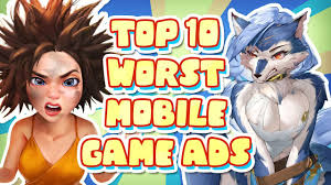 Top 10 WORST Mobile Game Ads - YouTube
