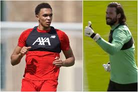 The father of liverpool goalkeeper alisson becker has died after his body was found in a lake near the family home. Trent Alexander Arnold Makes Haircut Vow As Alisson Taunts Andy Robertson Liverpool Fc This Is Anfield