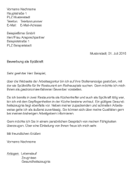 Check spelling or type a new query. Muster Bewerbung Als Spulkraft