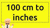 So the whole calculation would look like this 88cm In Inches Youtube