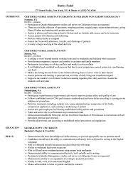 Certified Nurse Assistant Resume Samples Velvet Jobs