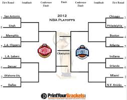 2012 Nba Playoffs Bracket Nba Playoff Bracket Nba Playoff