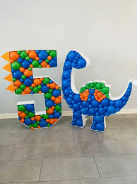 Dino From Balloons, Dinosaur Mosaic From Balloons, Dino Birthday Decor, DIY  Dinosaur, Mosaic Template, Baby Shower, 2ft, 3ft, 4ft, DIY Decor - Etsy