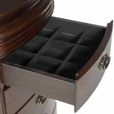 Powell® Espresso Lela Wood Jewelry Armoire