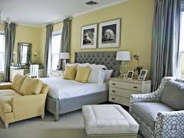 Sophisticated Comfy Pale Yellow Walls White Trim Pale Grey Carpet Medium Greys Light Yello Grey Bedroom Design Yellow Bedroom Decor Light Yellow Bedrooms