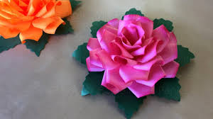 How To Make A Paper Rose Origami Rose Papier Flower Blumen Basteln Diy Blumen Basteln Blumen Basteln Mit Kindern