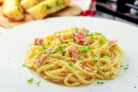 You Deserve This Creamy Spaghetti Carbonara At Least Once A Year Recipe Spaghetti Carbonara Italian Pasta Dishes Creamy Spaghetti