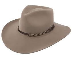 Stetson Men S 4x Drifter Buffalo Felt Pinch Front Cowboy Hat Stone 6 7 8 Stetson Cowboy Hats Cowboy Hats Felt Cowboy Hats