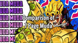 7 page muda manga version masv with anime audio. Comparison Of 7 Page Muda Youtube
