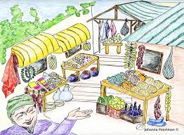 There are some stunning artists working in dry media, too! How To Draw A Marketplace Step By Step Img Thevirtual