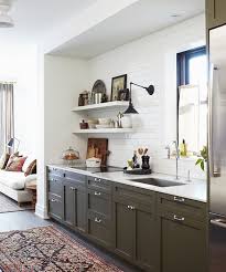 Interiors Toronto Row House Green Kitchen Cabinets Kitchen Inspirations Home Kitchens
