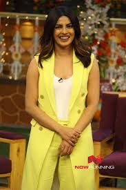 Priyanka Chopra On The Sets Of The Kapil Sharma Show Priyanka Chopra Bollywood Celebrities Kapil Sharma