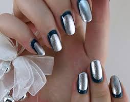 Srebrny Manicure Ponad 100 Pomyslow Technik Kombinacji Kolorow