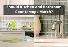 Base kitchen cabinets are a storage staple in every home, and something you can install on your own with some time and plenty of careful planning. Should Kitchen And Bathroom Countertops Match Kitchen Countertops