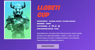 Epic games fortnite account generatorall games. Fortnite Startet Bald Llobeti Cup So Registriert Ihr Euch