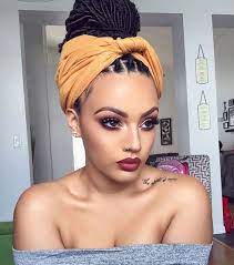 Exquisite Makeup Scarf Hairstyles Natural Hair Styles Beauty