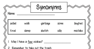 Synonyms Worksheet Pdf Synonym Worksheet Writing Anchor Charts Word Study