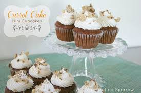 · 1 (21.4 ounce) box duncan hines(r) classic carrot cake mix · 1 cup hot tap water (for soaking carrots and raisins) · 2 eggs · 1/4 cup . Carrot Cake Mini Cupcakes The Crafted Sparrow