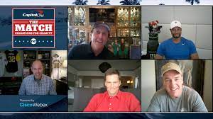 Tiger Woods Phil Mickelson Peyton Manning Tom Brady Talk Trash Before Capital One S The Match Youtube