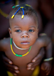 Mucawana tribe baby girl