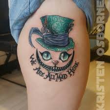 Olio Cheshire Tattoo By Kristen From Bearded Brothers Tattoo Co 20170422 Wonderland Tattoo Tattoos Horror Tattoo