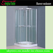 A no demo way to update your fiberglass shower surround with a stencil and paint for less than $300 and get the look of cement tile. China Prefabricated Cheap Small Fiberglass Freestanding Glass Shower Enclosure Tl 526 China Cheap Shower Enclosure Freestanding Shower Enclosure