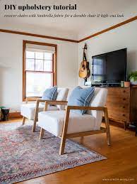 Diy Upholstery: Designer-Look White & Wood Chair Tutorial / Create / Enjoy