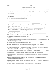 Contact amt training to learn about the training courses we offer. Gavilan College Amt 101 Basic Electricity Worksheet 10