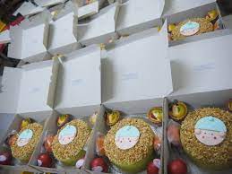 话说那一天 有位宝宝满月了 3 恭喜 baby full month y place card holders baby shower place cards