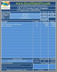 Download Uk Vat Invoice Excel Template Exceldatapro Excel Templates Templates Invoice Template