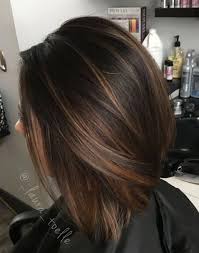Black And Brown Highlights Short Hair Caramel Highlights Dark Brunette Base Http Niffler Elm Tumblr Com Post 157400464326 2014 Bridesmaid Hairstyles For Sh Hair Styles Long Hair Styles Hair Color