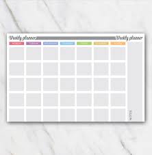 Powerful support for repeating day planner entries. Printable Weekly Planner Pdf 100 Free