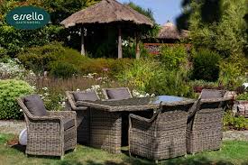 Gartensitzgruppe rattan inspiration fur zu hause. Essella Polyrattan Sitzgruppe Dubai 6 Personen Too Design Gartenmobel