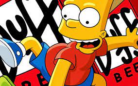 Contoh menggambar dan mewarnai gambar kartun keren. Wallpaper Bart Simpsons Gambar Kartun Lucu Dan Wallpaper Keren Bart Simpson Simpsons Cartoon The Simpsons