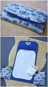 Bitty Baby Changing Table Instructions Diy Baby Travel Changing Pad Diaper Case With Side Pocket Sew Pattern Picture Instructions Baby Sewing Baby Travel Changing Pad Diy Baby Stuff