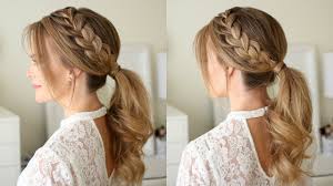 The same rings true when it comes to ponytails. Lace Braid Ponytail Missy Sue Youtube