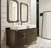 Double Sink Bathroom Vanity Units PLWY18168