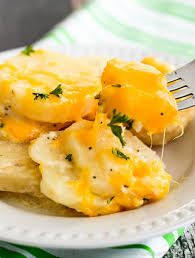 Scalloped potatoes and ham crock pot. Cheesy Slow Cooker Scalloped Potatoes Creations By Kara