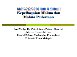 Check spelling or type a new query. Bbm 3212 3206 Unit 5 Kuliah 1 Kepelbagaian Makna Dan Makna Perkataan Ppt Download