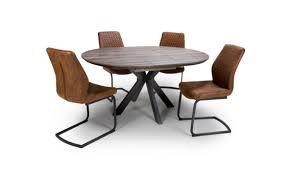 The product is grandly styled; Manhattan Round Extending Table 1200 1600 Crinions Furniture