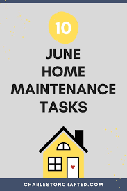 June Home Maintenance Checklist Free Printable