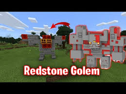 What's the best way to make golems in minecraft? Cara Spawn Redstone Golem Di Minecraft Pe Youtube